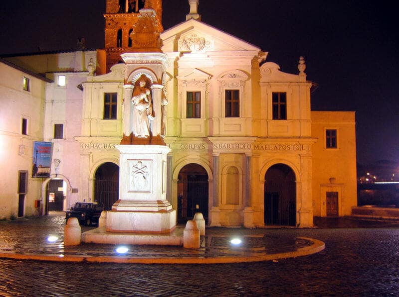 Basilica San Bartolomeo Private tours of Rome