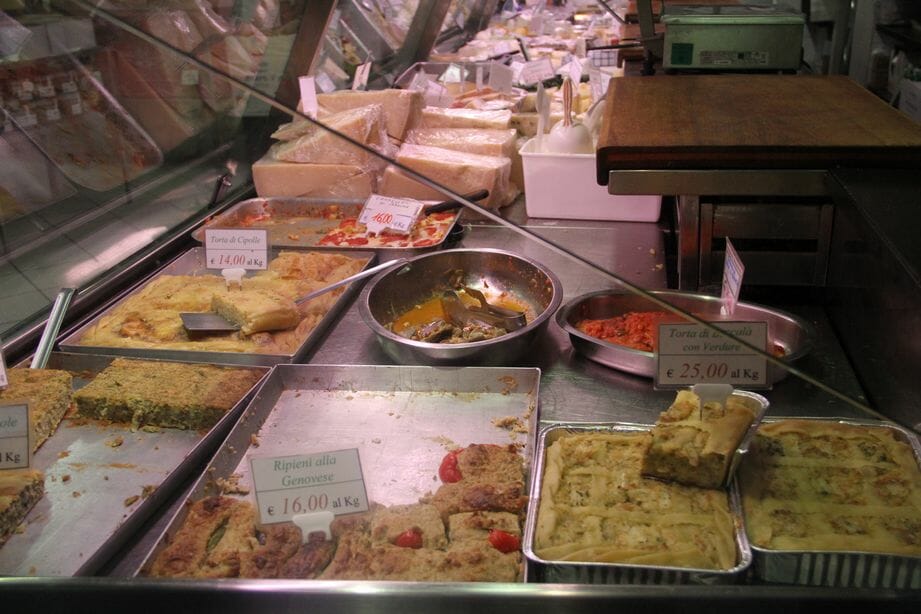 Italian delicatessen eating italy food tours