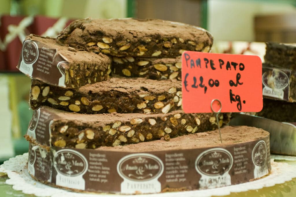 Panpepato cake Best places to eat in Italy