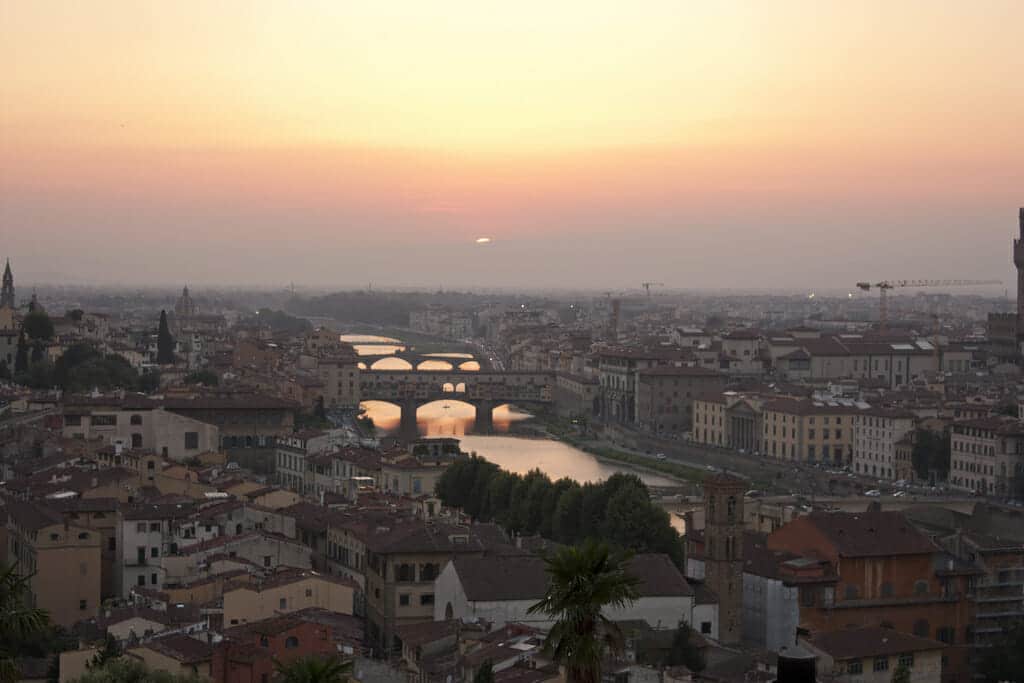 View of the city from Piazzale Michelangelo