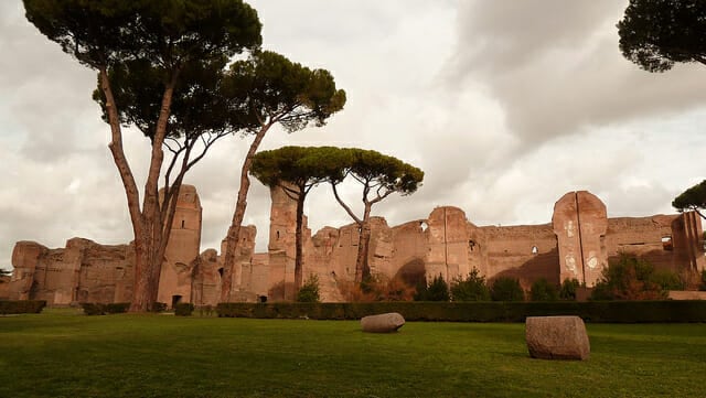 Baths of Caracalla top places in rome